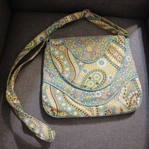Vera Bradley floral paisley cross body